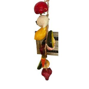 Handmade Faux Vegetable Garland Life Size With Rope 4' long